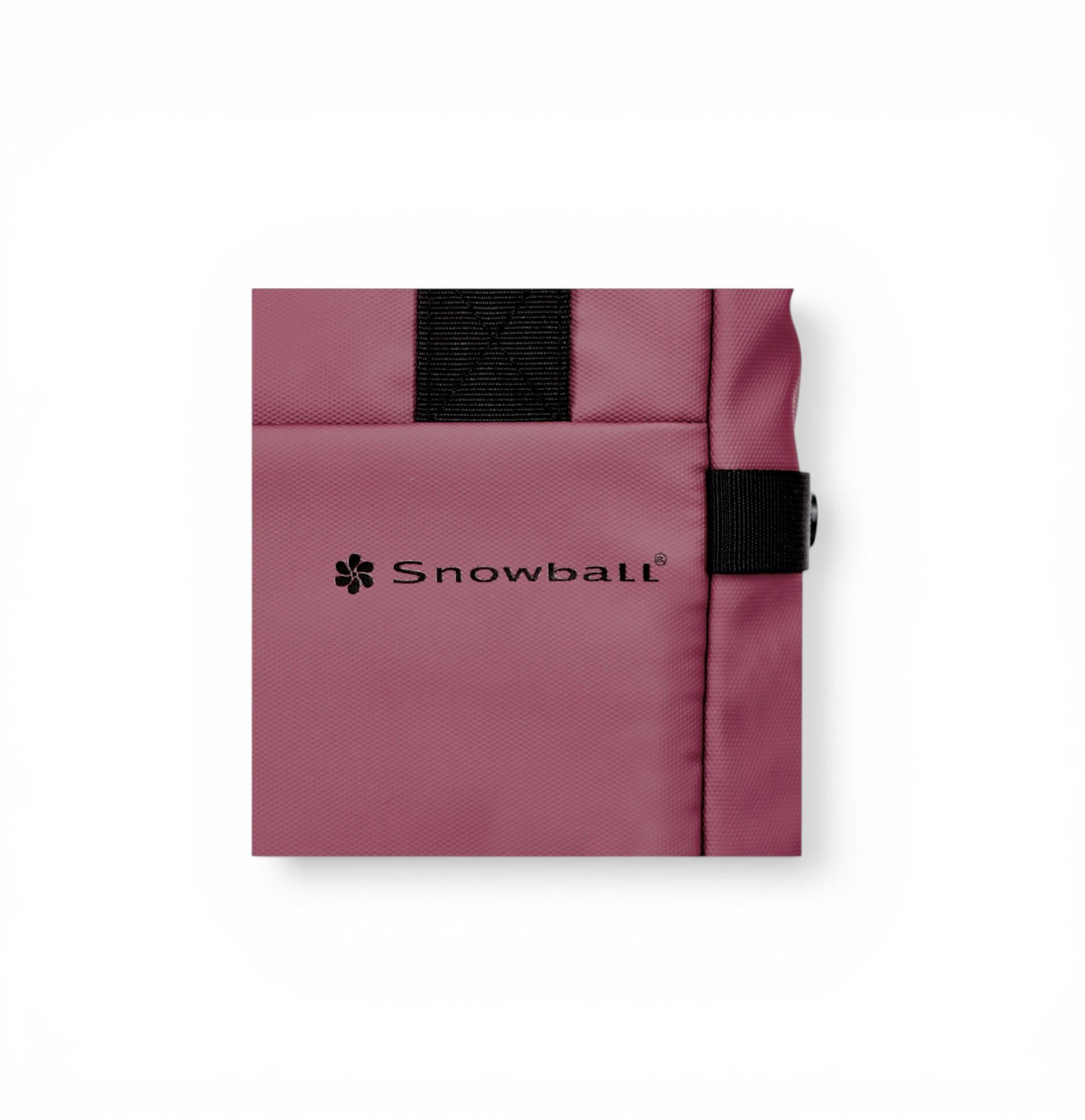 Sac à dos pour ordinateur portable 15 pouces, design urbain, en tissu rose avec logo Snowball. Parfa.