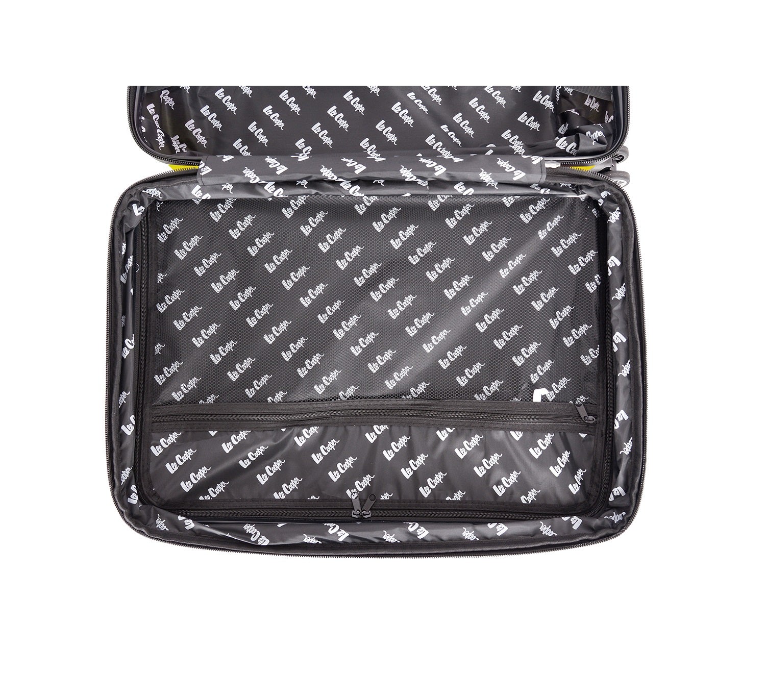 valise rigide moyenne 67 cm en polycarbonate Lee cooper jaune