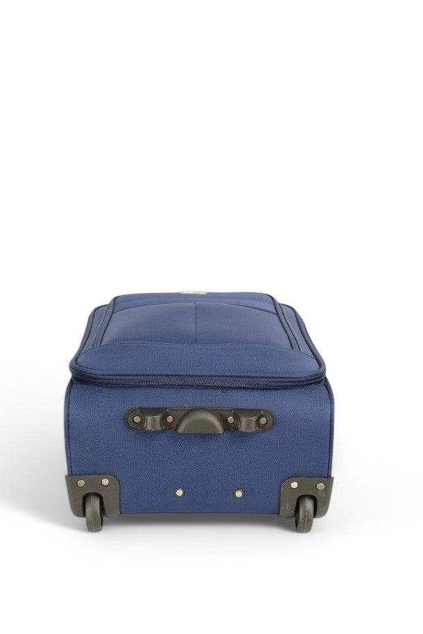 Valise cabine 52 cm semi-rigide bleu marine