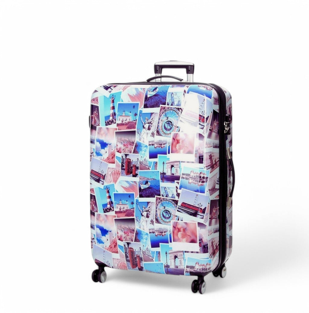Valise rigide 75 cm Escapade Bleue de Snowball