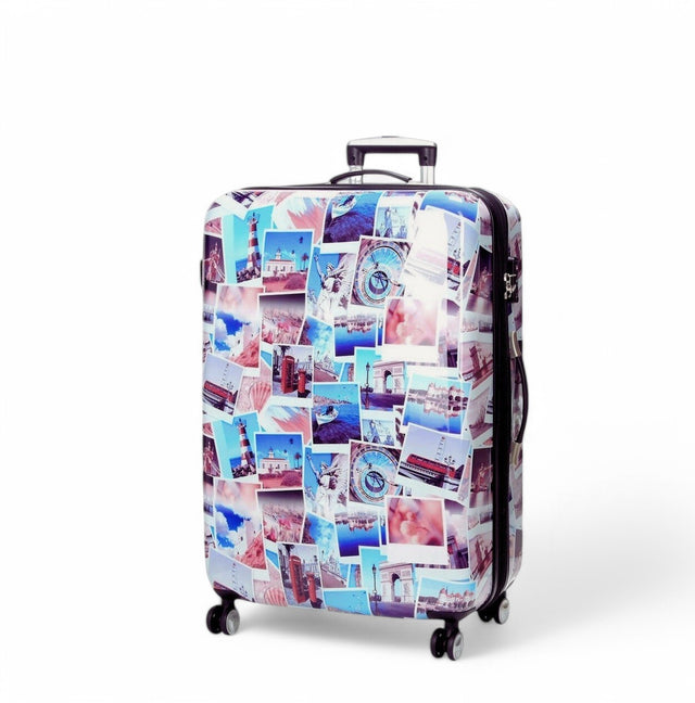 Valise rigide 75 cm Escapade Bleue de Snowball