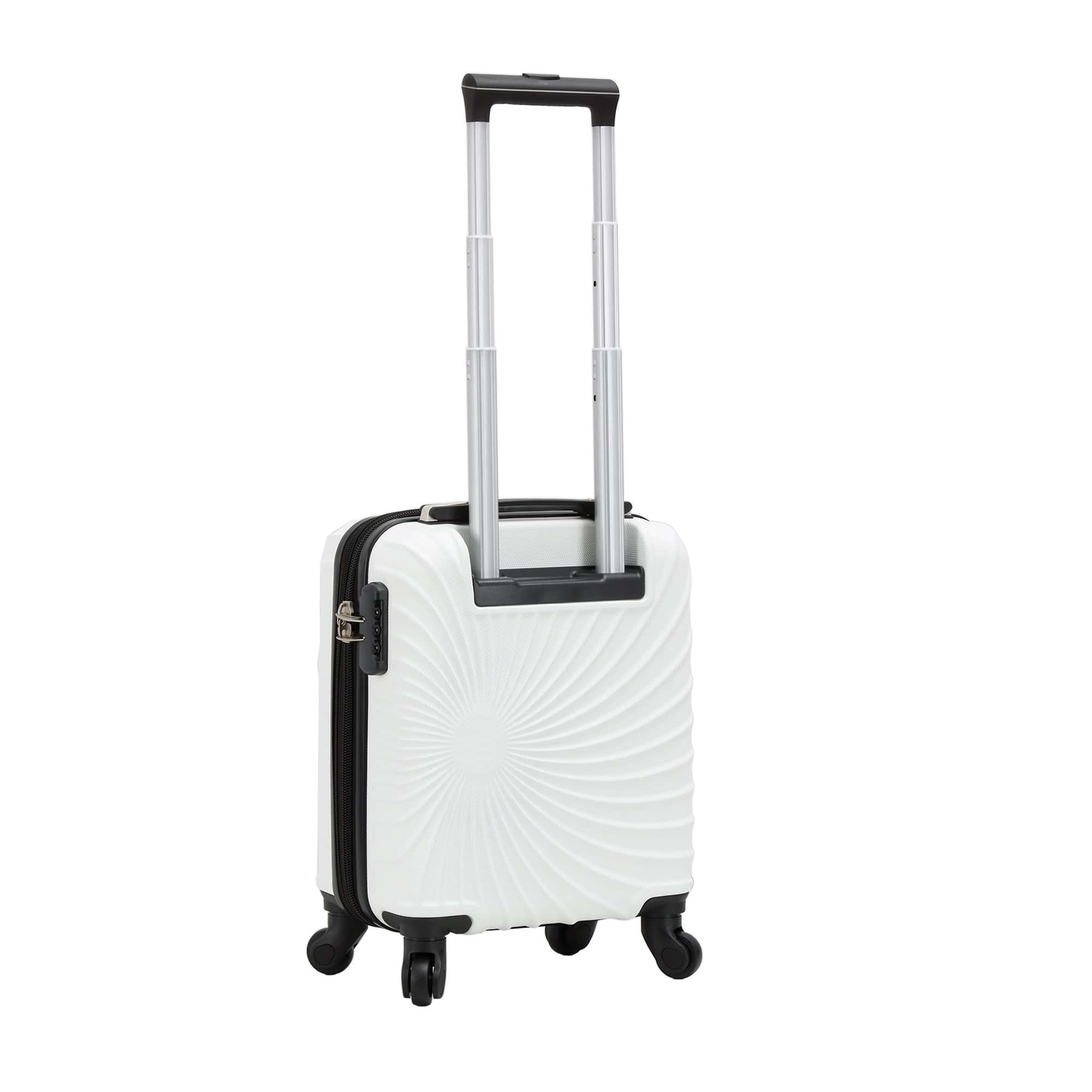 valise cabine sous siege easyjet 45x33x20 cm blanc- vue arrière