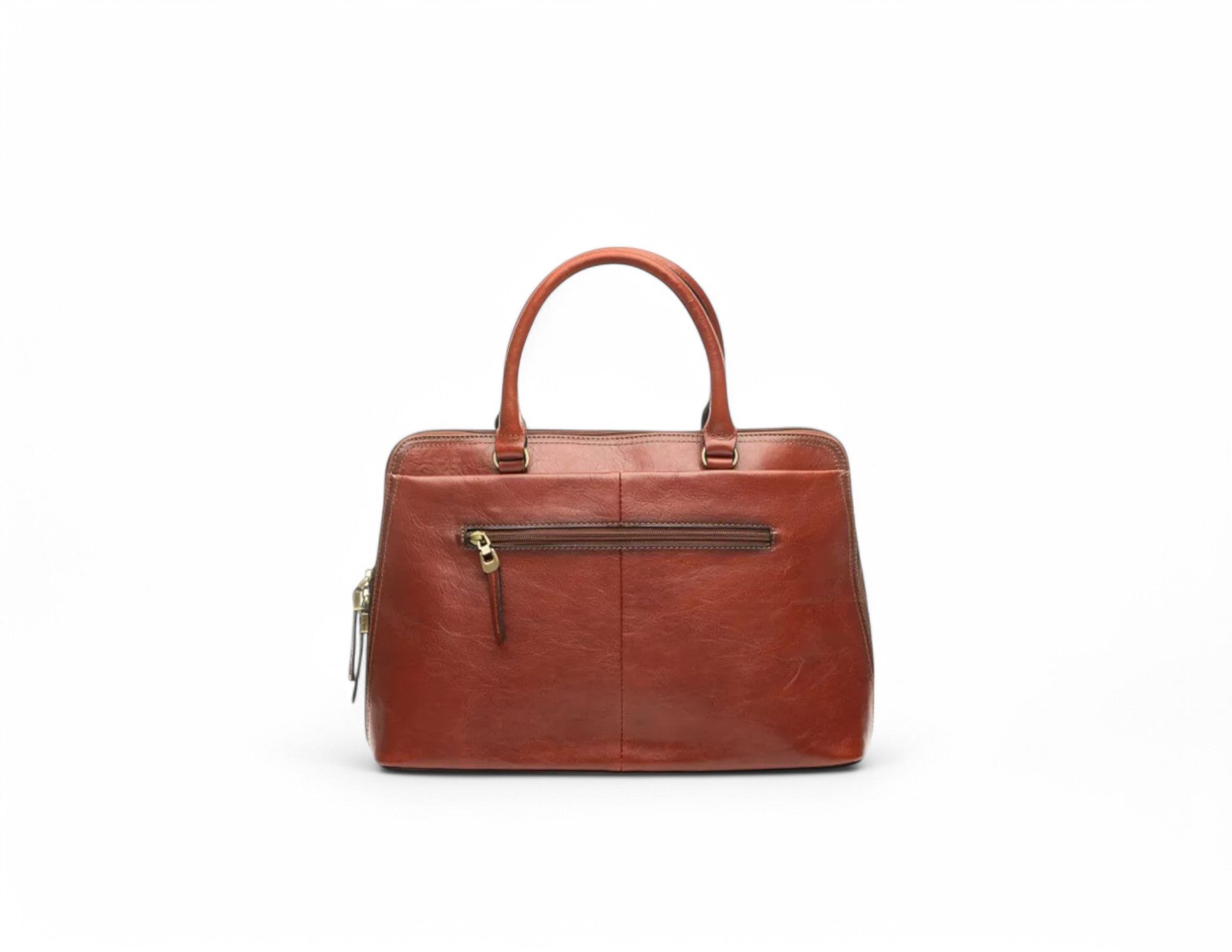 sac à main cabas en cuir katana marron