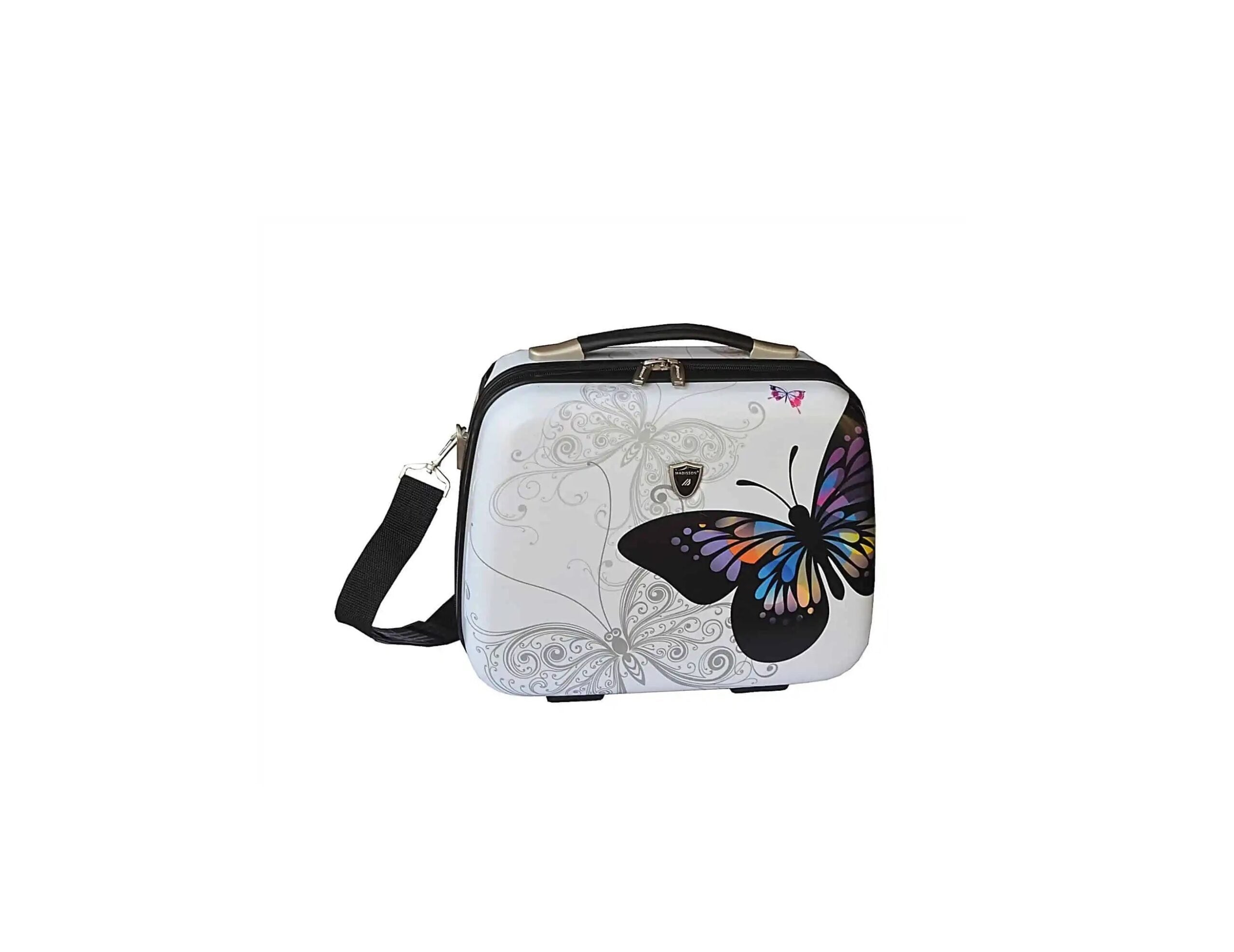 vanity case blanc papillon madisson n
