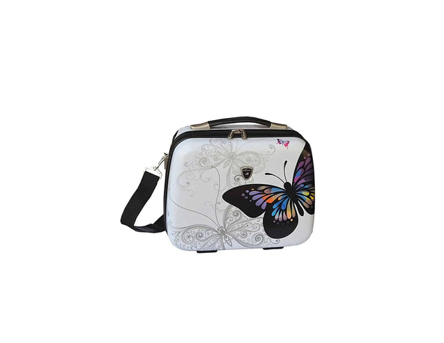 vanity case blanc papillon madisson n