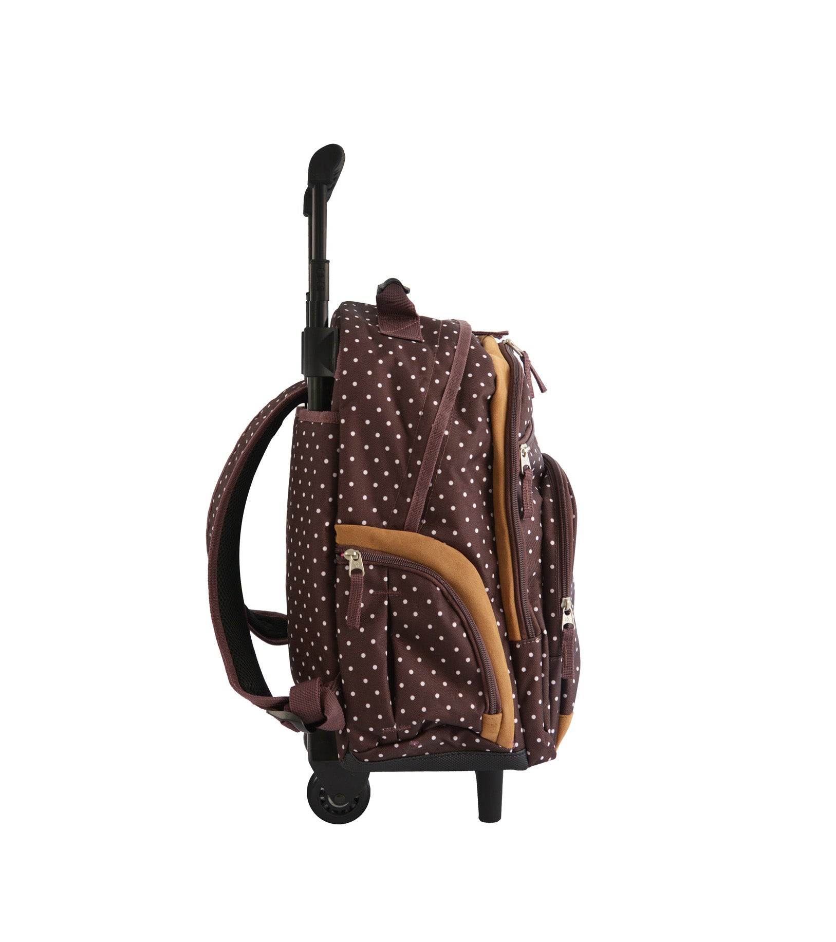Sac à dos à roulettes à pois CE2 CM1 CM2