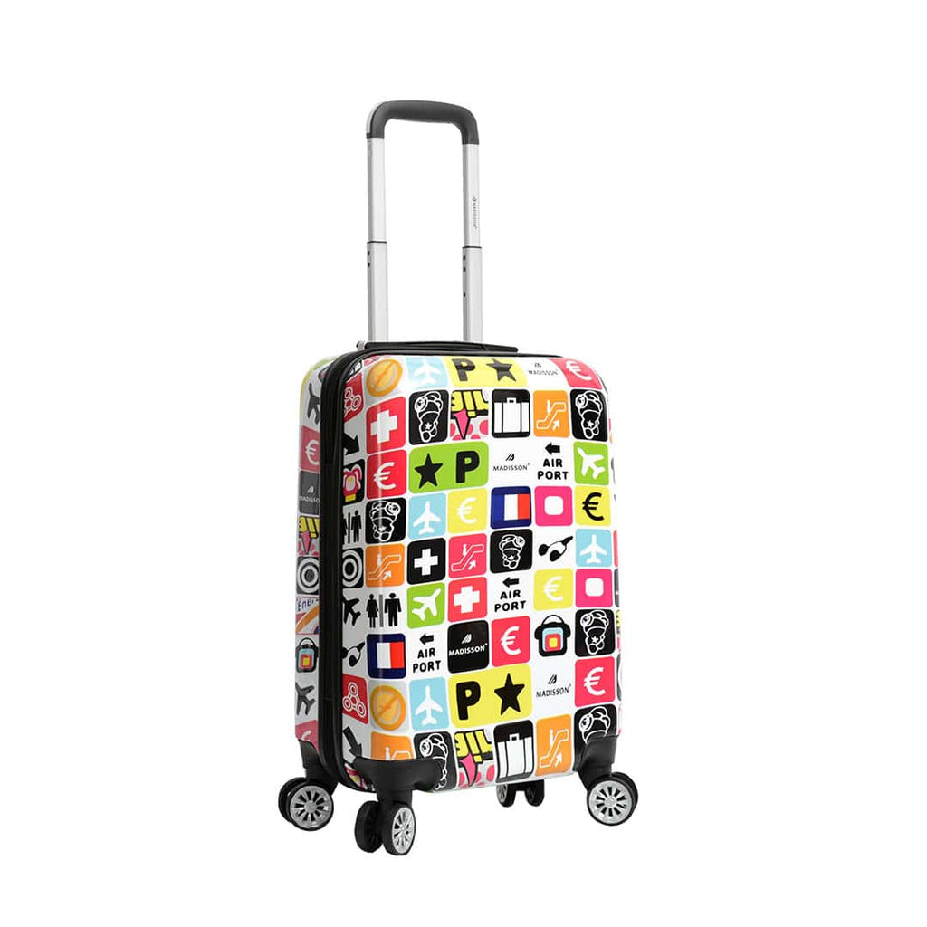 Valise cabine rigide 55 cm Travel Picto – Madisson- vue de côté