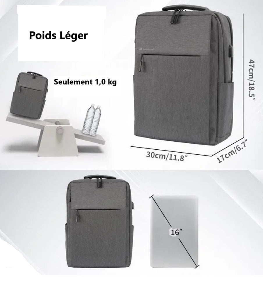 sac à dos ordinateur portable 15,6 pouces Teckpack 11