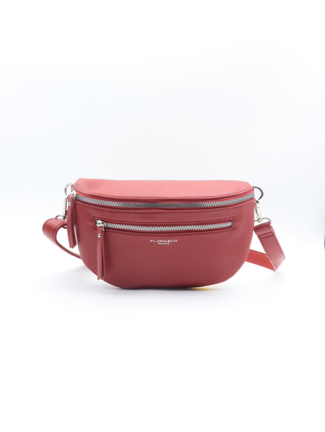 Sac banane rouge pour femme Vienne de flora & co