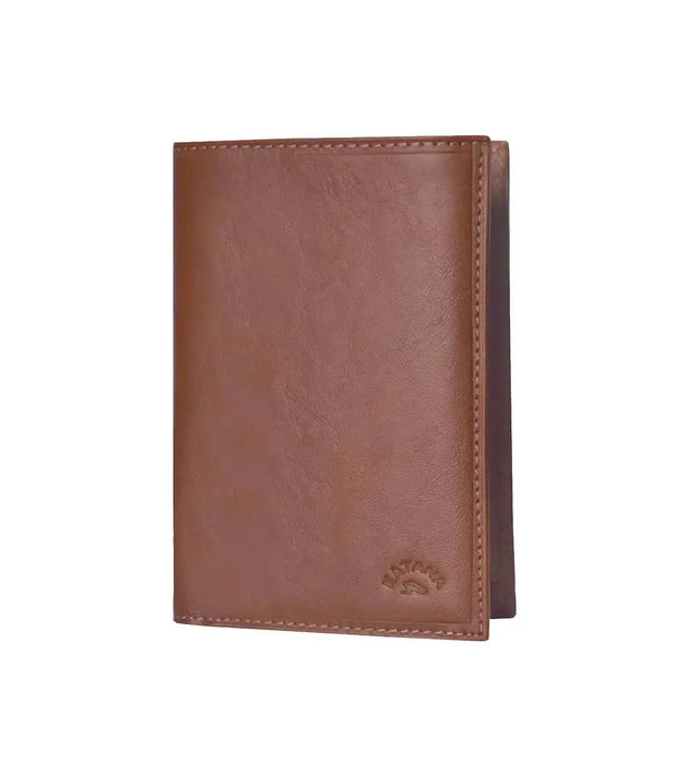 Portefeuille en cuir-pour homme marron katana 253018