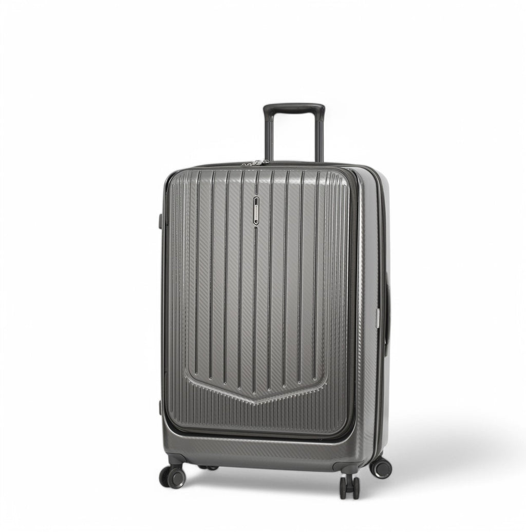 Valise de voyage rigide 77 cm extensible Skyline Snowball gris