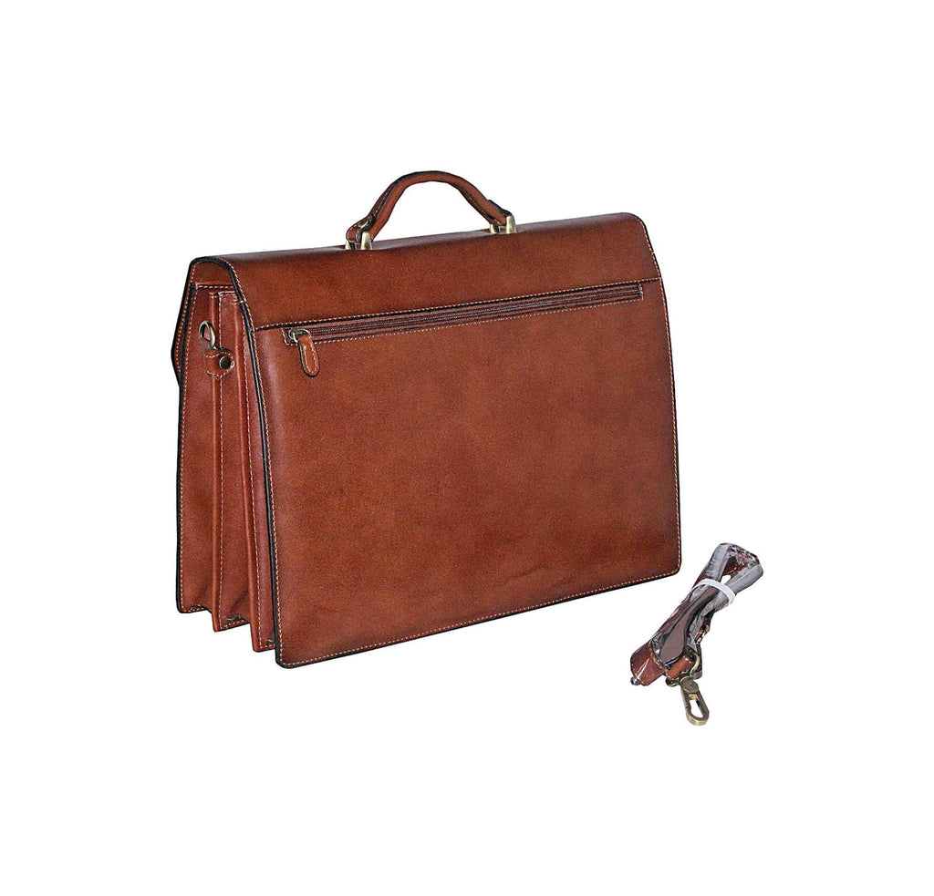 Cartable en cuir 3 soufflets Seattle de Katana