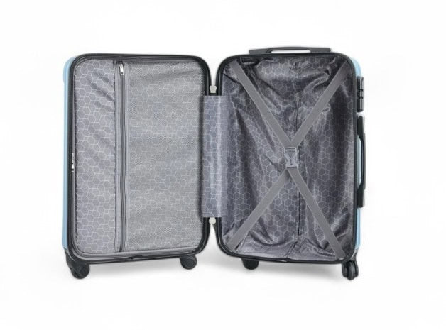 valise cabine 55 cm et vanity case bleu Madisson 44202L