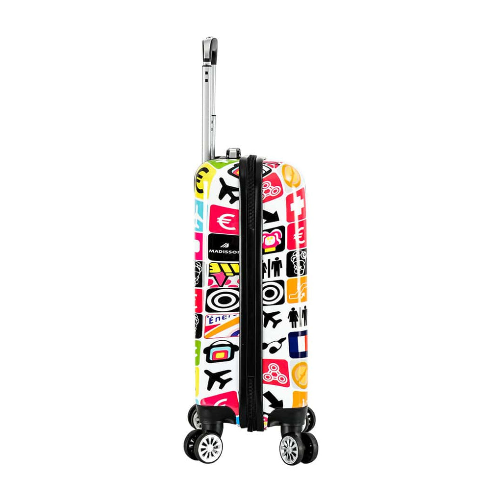 Valise cabine rigide 55 cm Travel Picto – Madisson- vue de profil