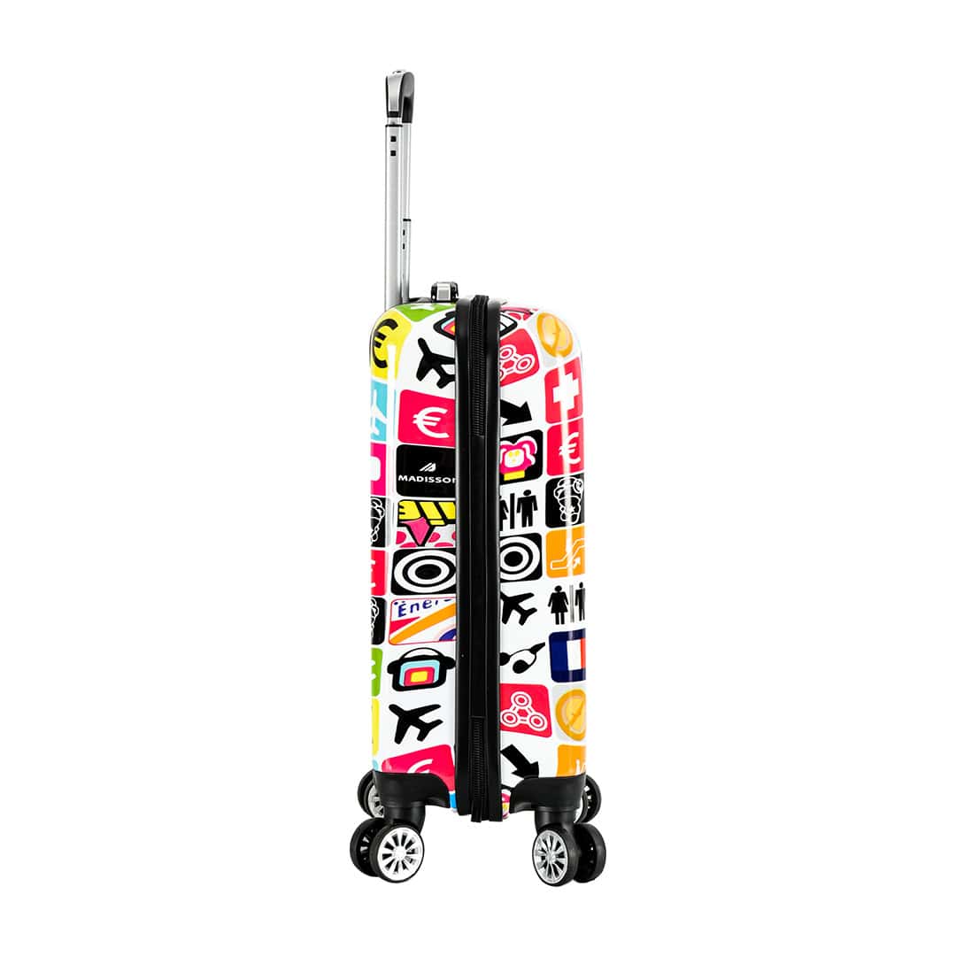 Valise cabine rigide 55 cm Travel Picto – Madisson- vue de profil