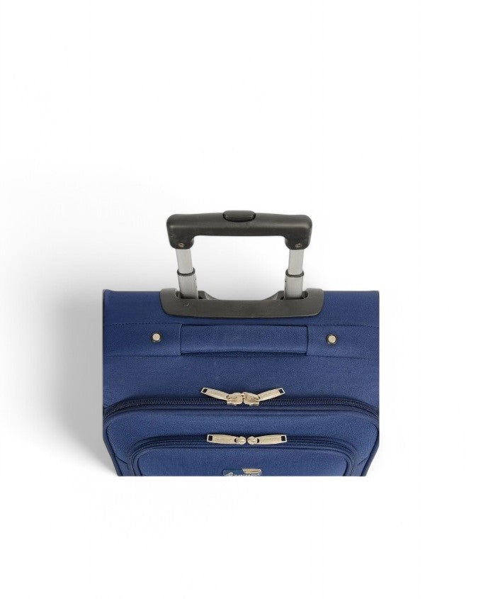 Valise cabine 52 cm semi-rigide bleu marine