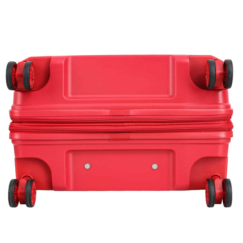 Valise à coque rigide rouge 55 cm Snowball Malaga sur 4 roues