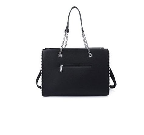 Sac à main cabas A4 à chaînettes pour femme