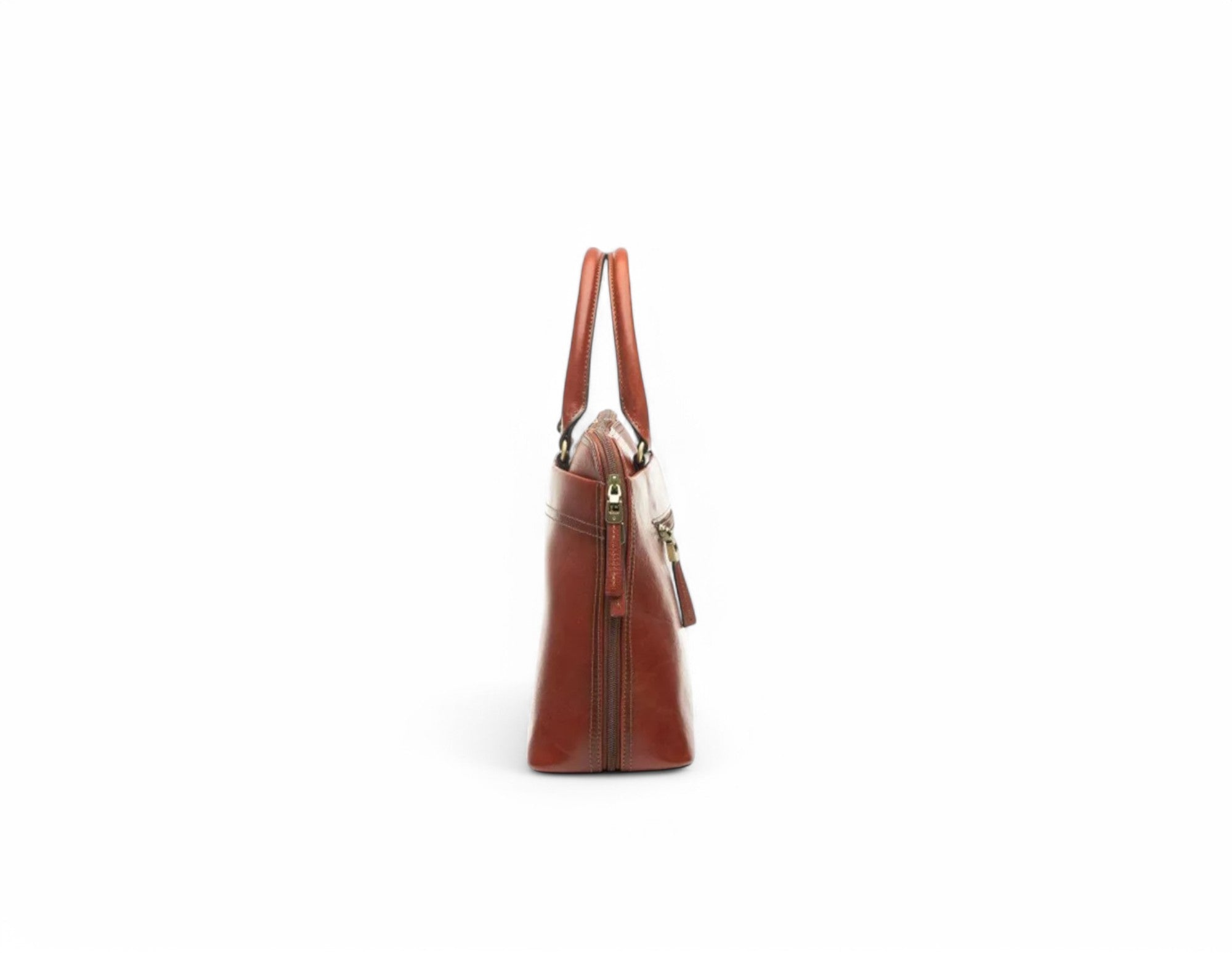 sac à main cabas en cuir katana marron