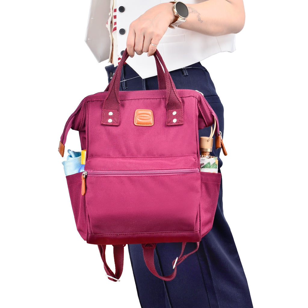 sac à dos pc portable pour femme snowball bordeaux t