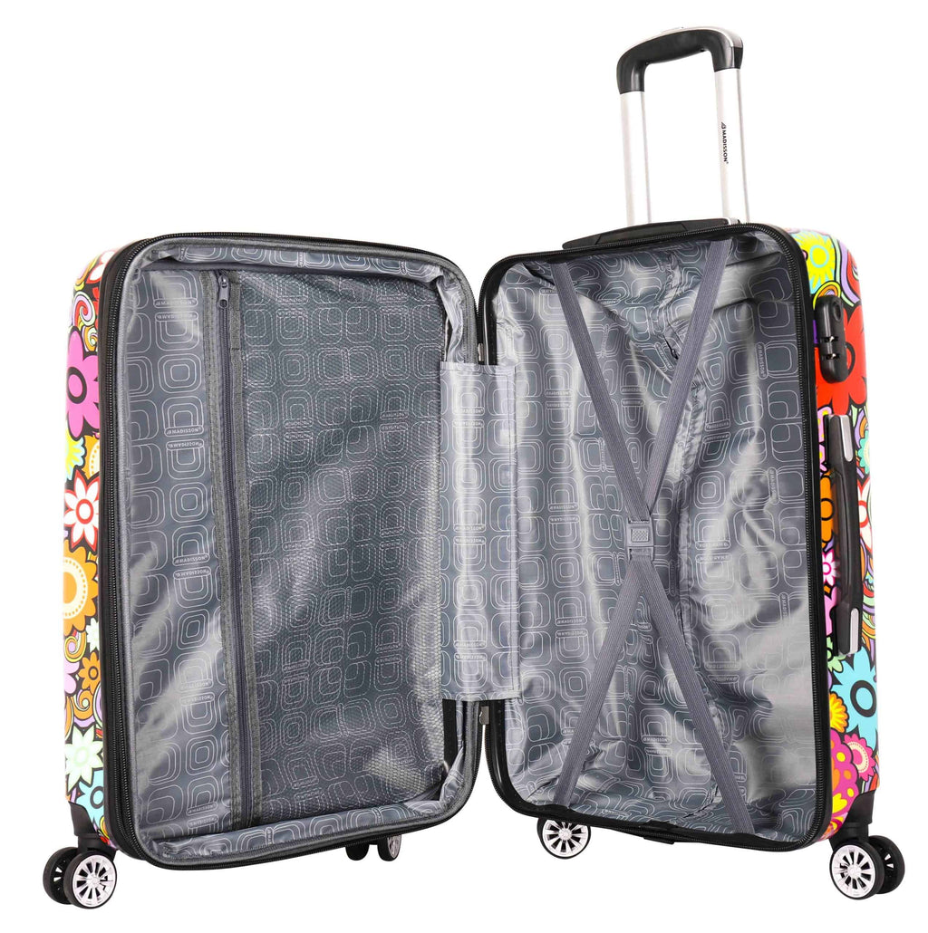 valise 70 cm pas cher Madisson fleurs