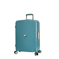 Valise rigide 67 cm en polypropylène bleu