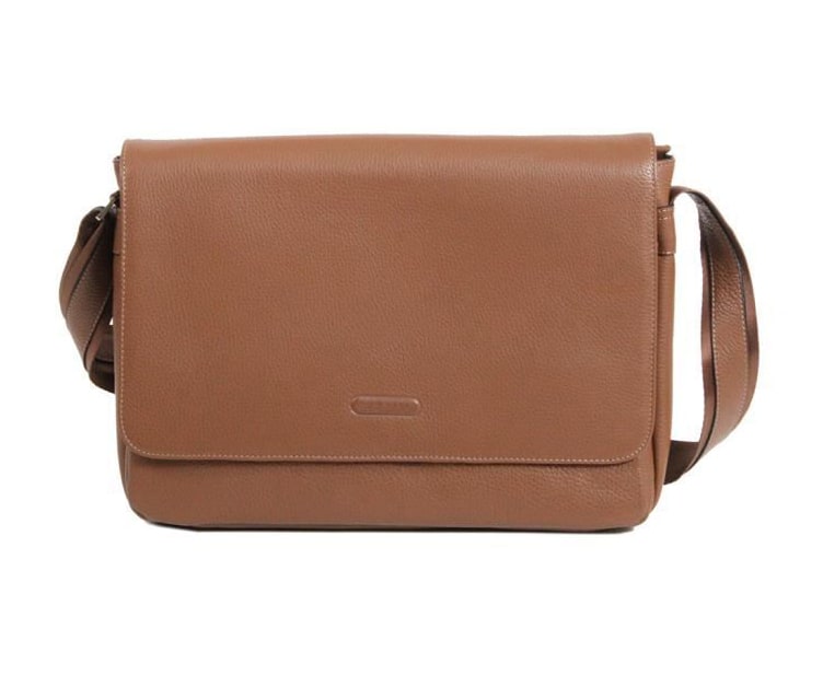 Besace en cuir grainé Katana