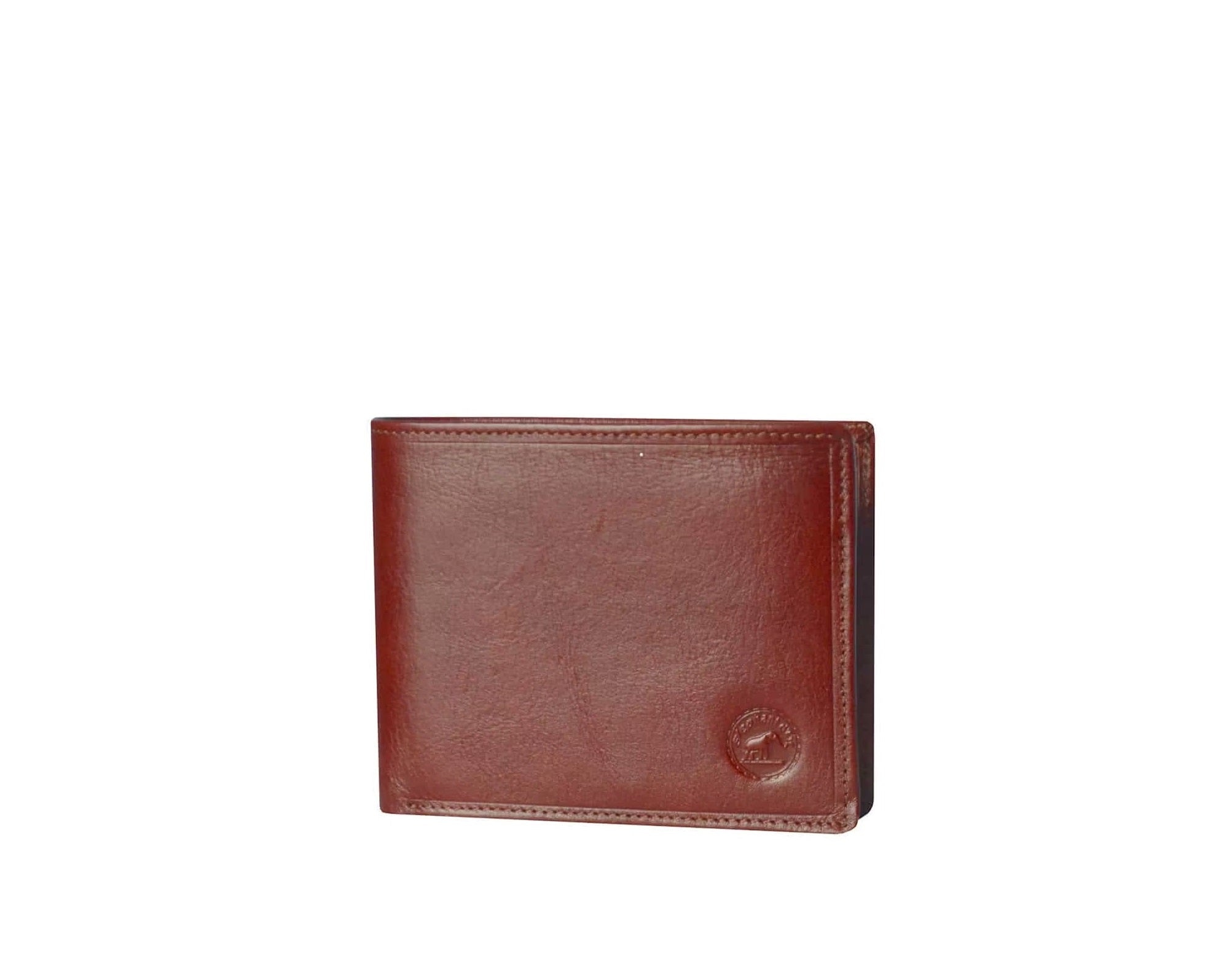 portefeuille italien en cuir marron katana 12