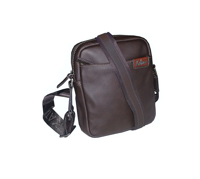 sacoche en cuir choco