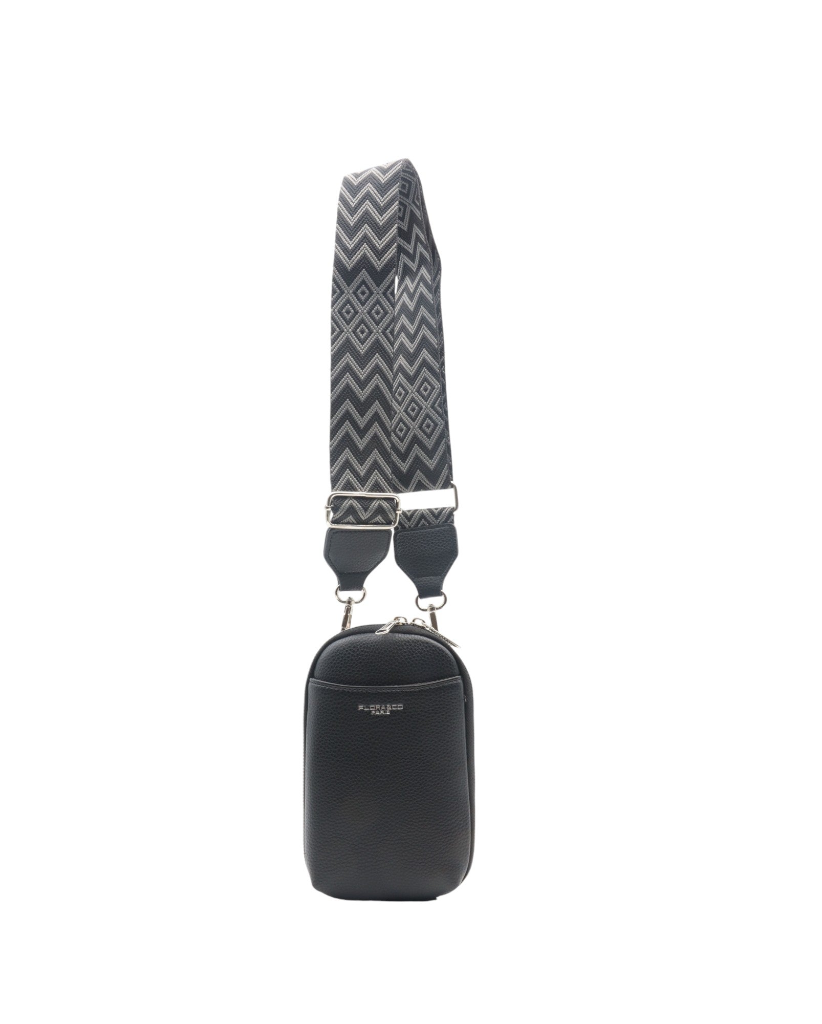 pochette pour téléphone portable pour femme noir