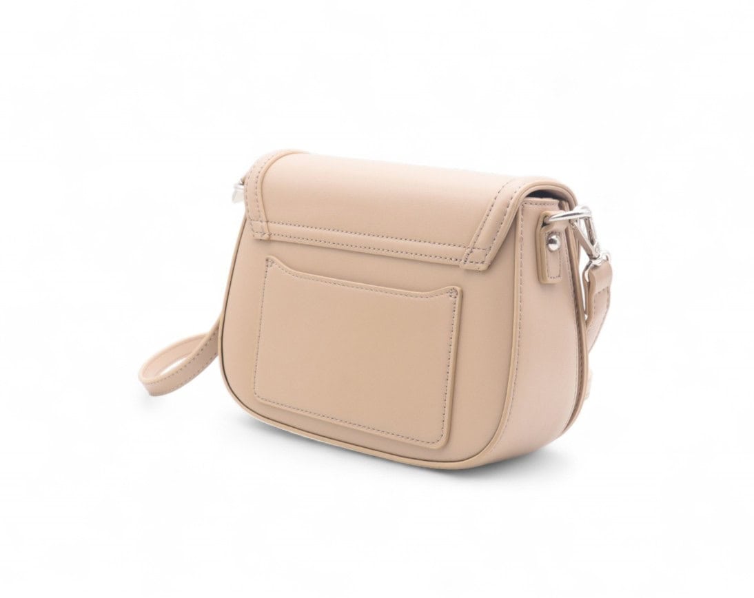 sac bandoulière à rabat pour femme Manon 8530B beige