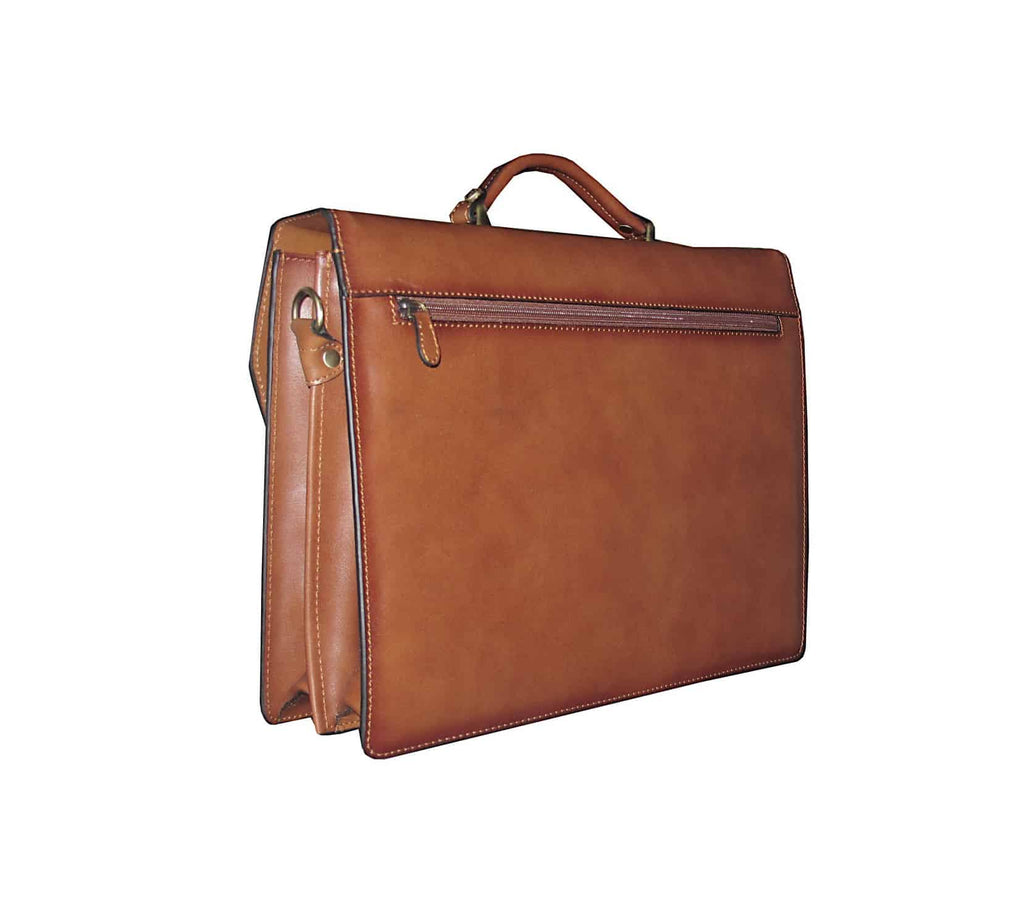 Cartable en cuir 2 soufflets Katana