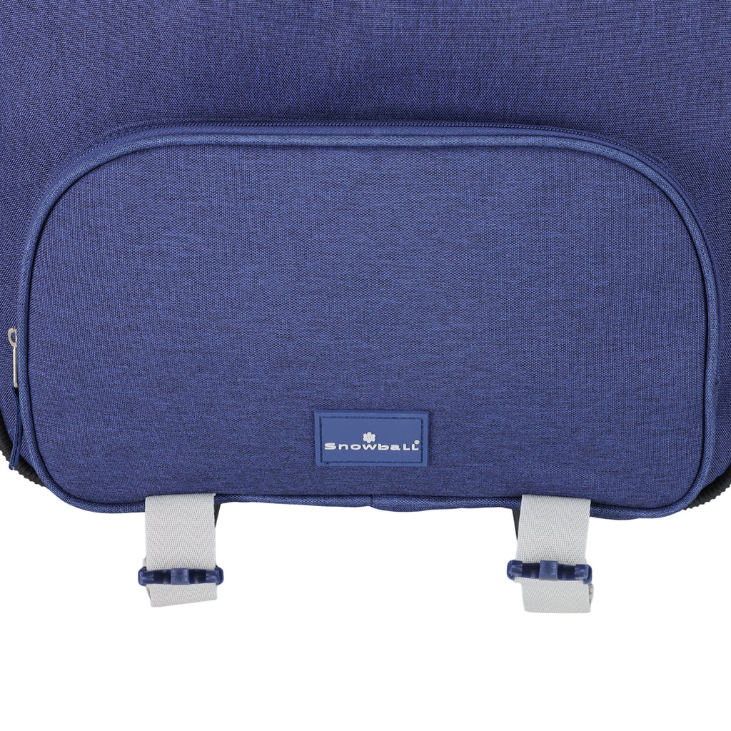 Cartable CE1-CE2 à roulettes bleu Gamer pour enfants.