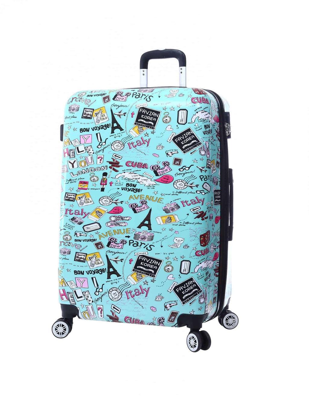 Valise XXL rigide 75 cm madisson bleu 96820G