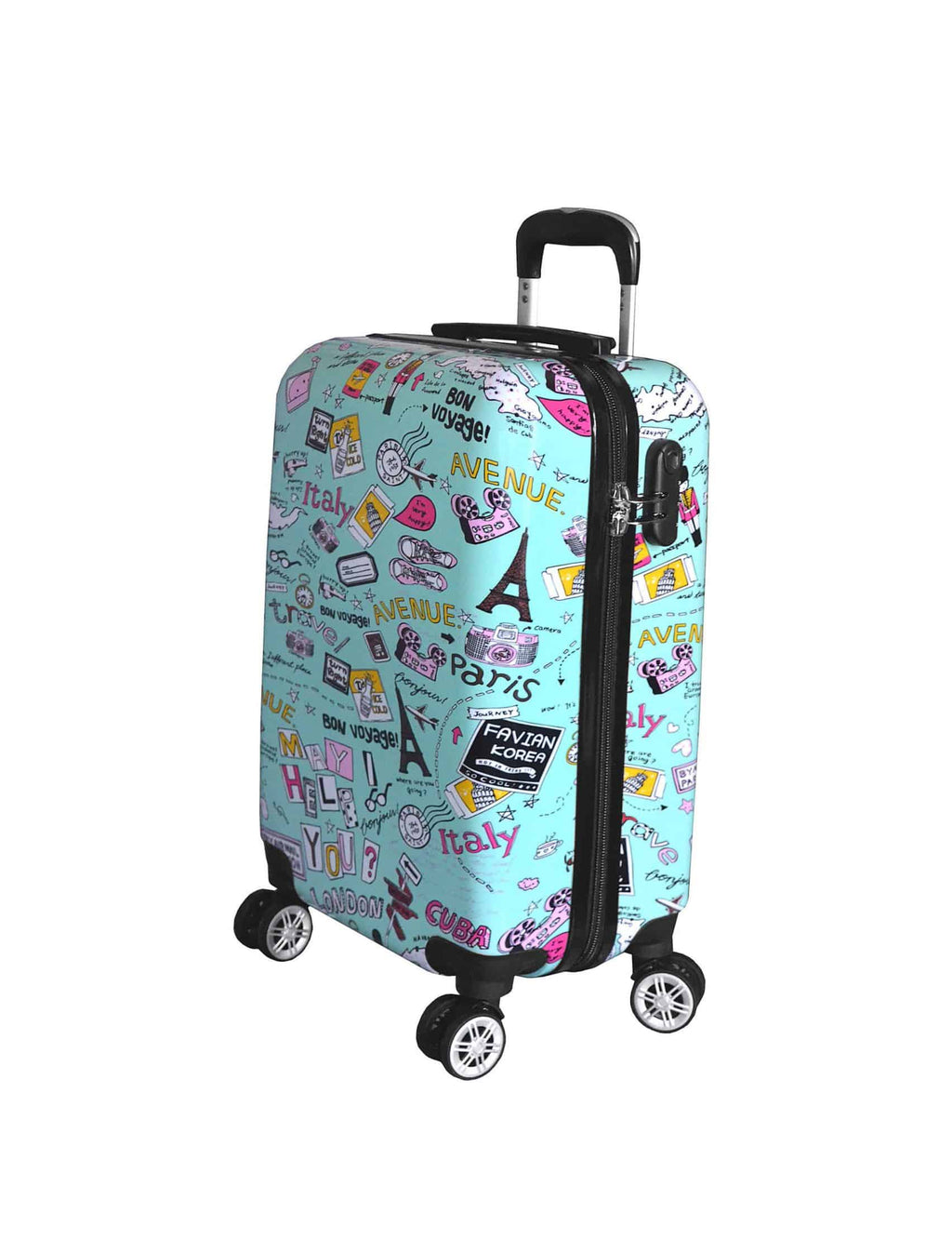 valise cabine pas cher pour enfant Madisson vert