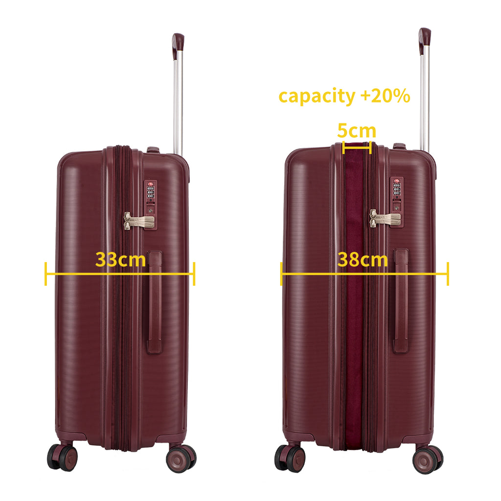 Valise grande taille 75 cm Anti-effraction SécuriSpinner