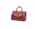 Sac de voyage en cuir gras 49 cm week-end Katana marron - vue de face