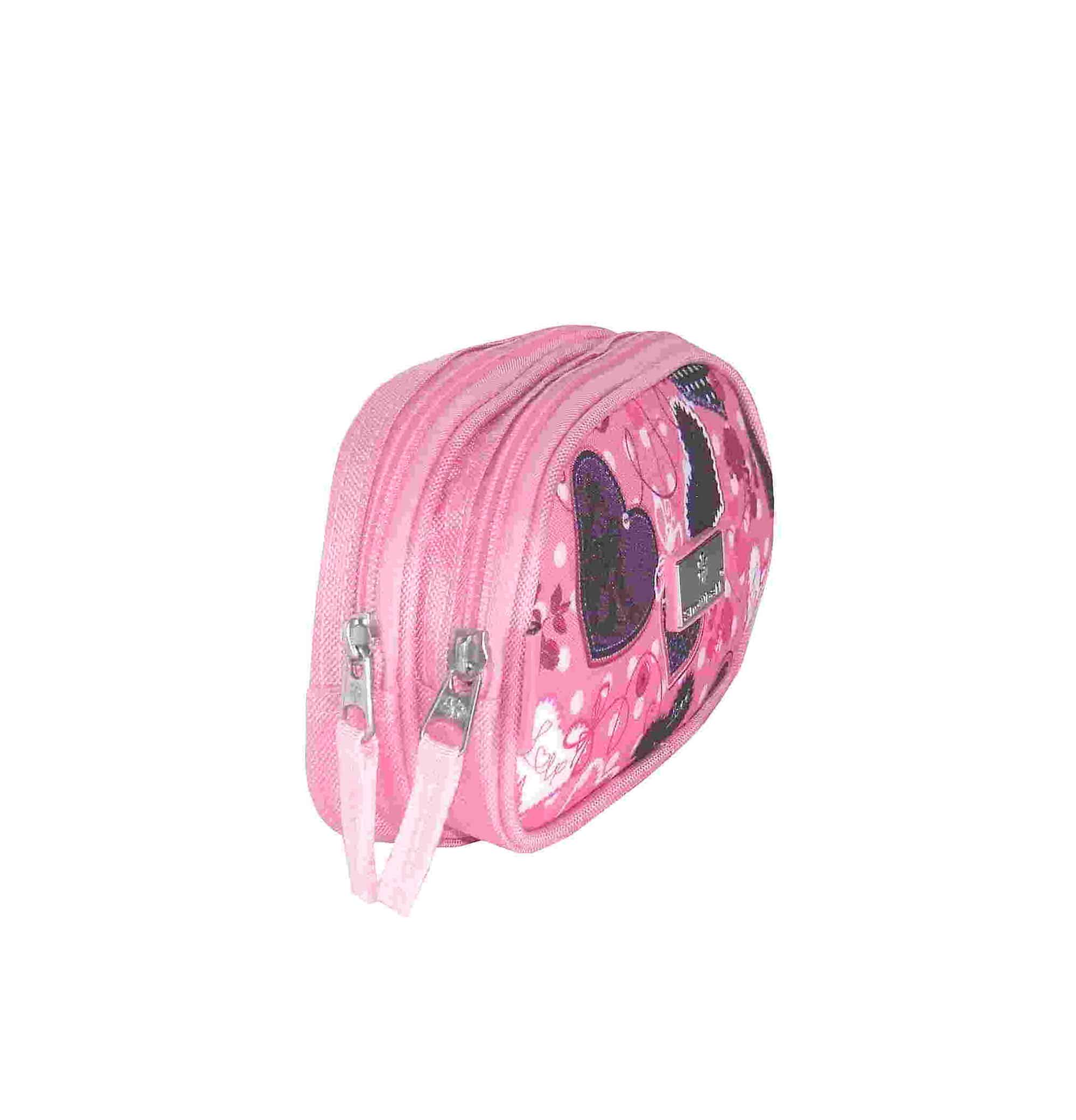 trousse scolaire rose