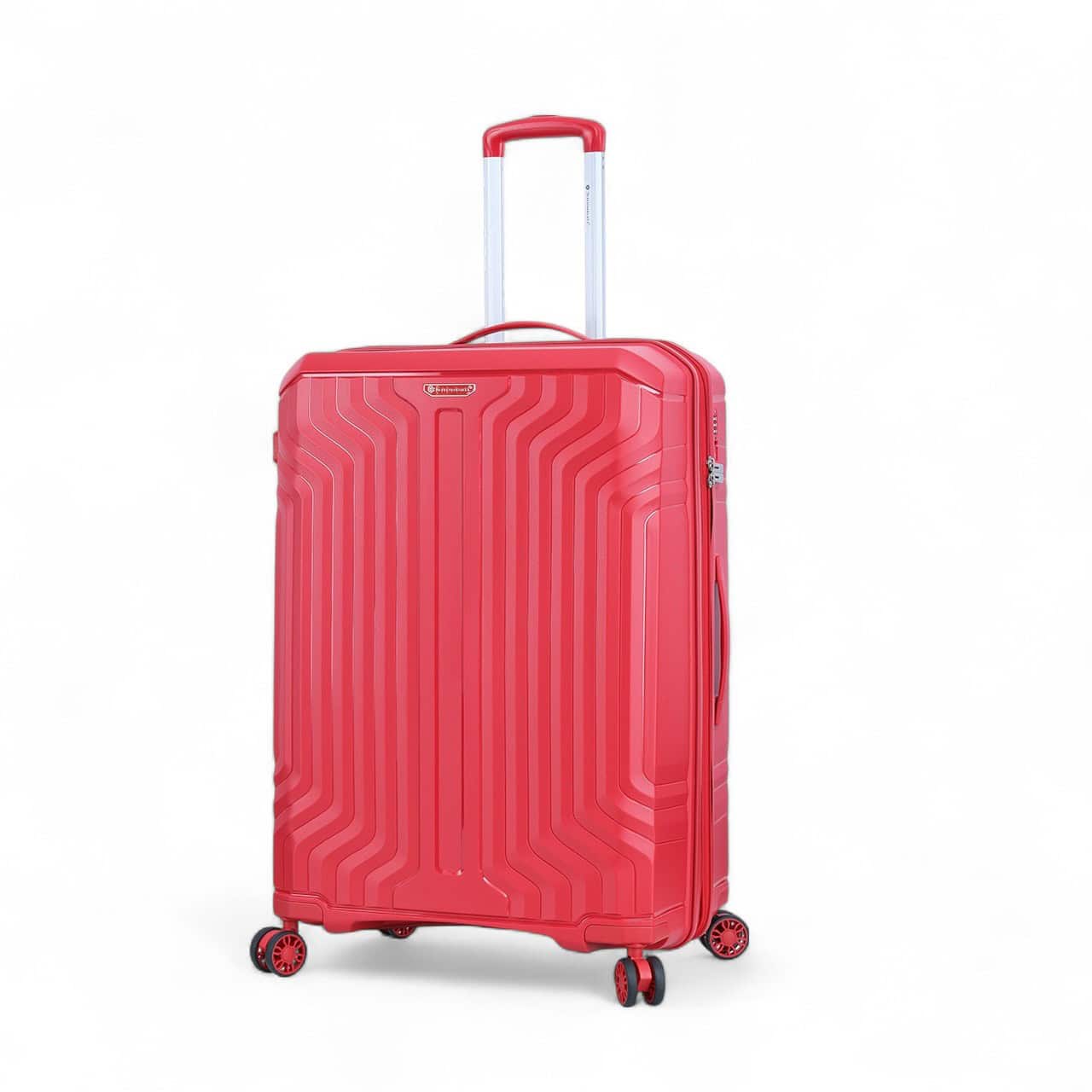 Valise rigide XL 75 cm rouge en polypropylène Snowball vue de face, modèle Malaga 49503