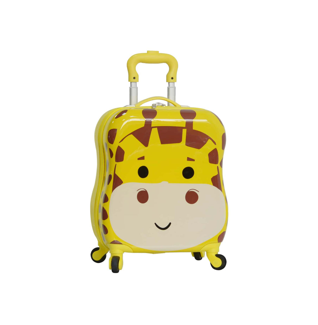 Valise enfant 4 roues cabine Girafe