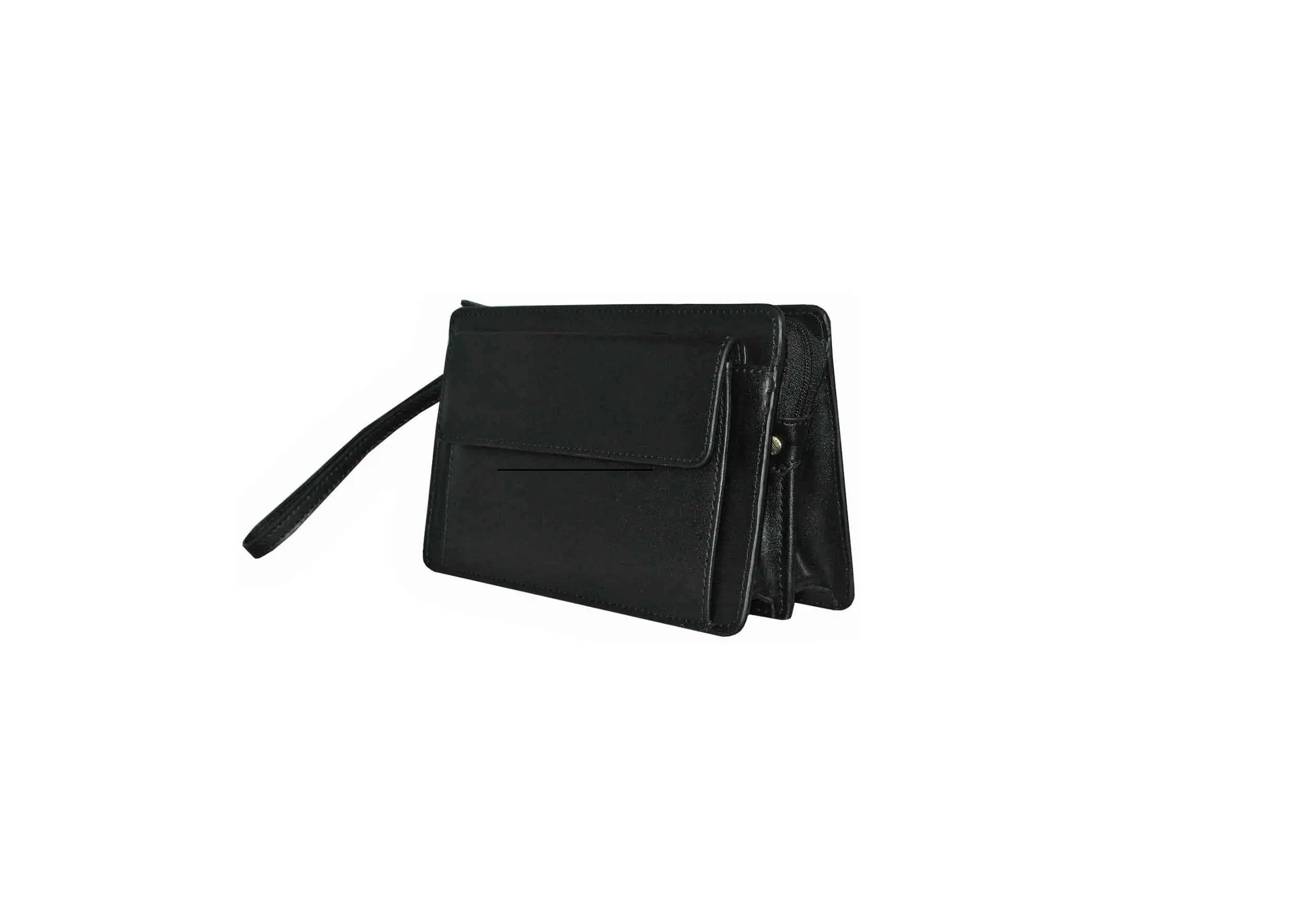 pochette en cuir pour homme katana 63011 noir