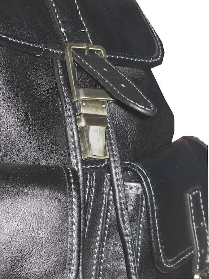 Sac à dos en cuir mixte Katana