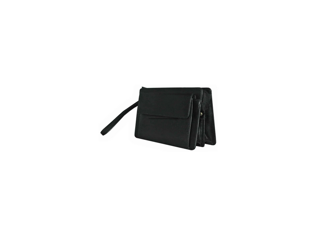 sacoche en cuir pour homme noir