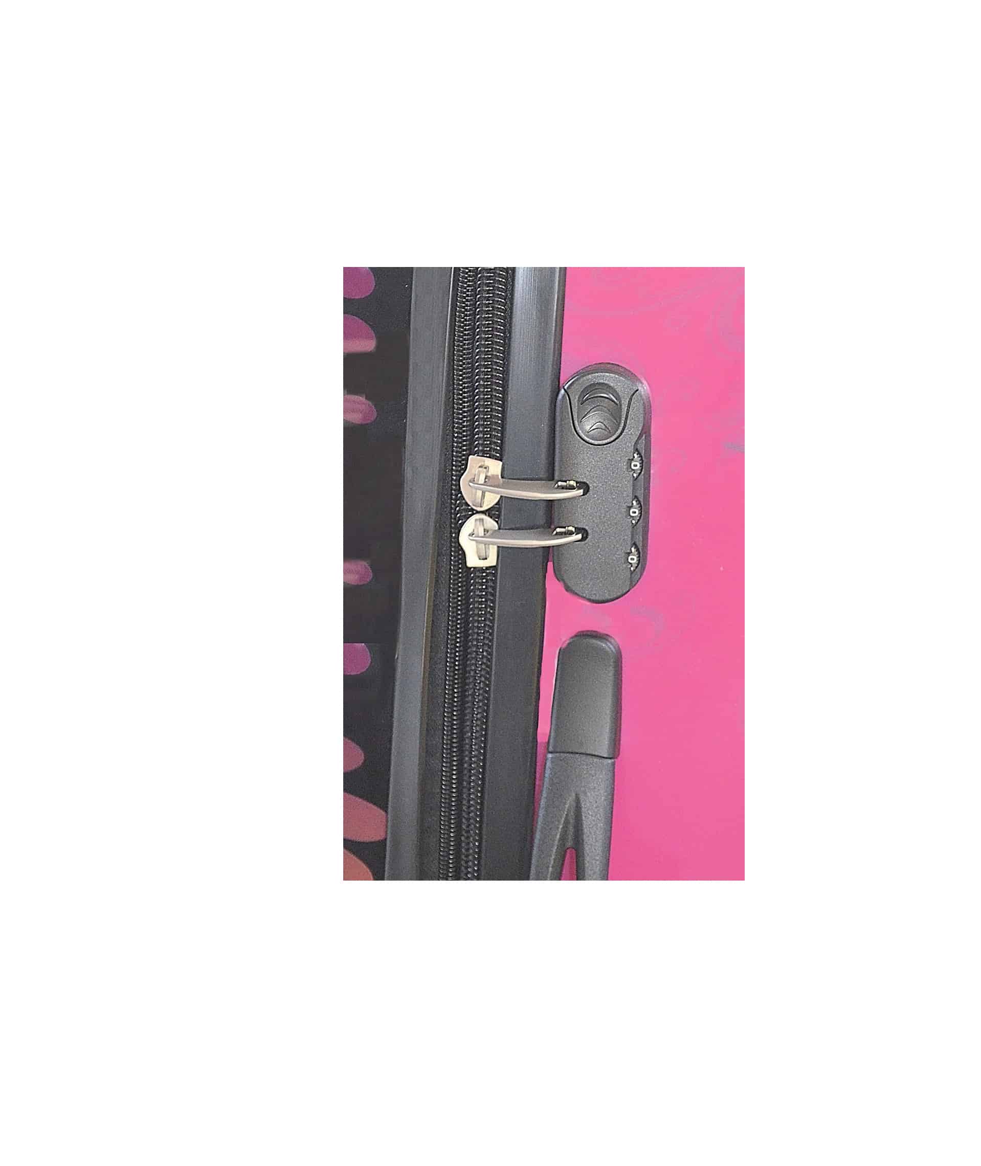 Valise rigide 65 cm Papillon