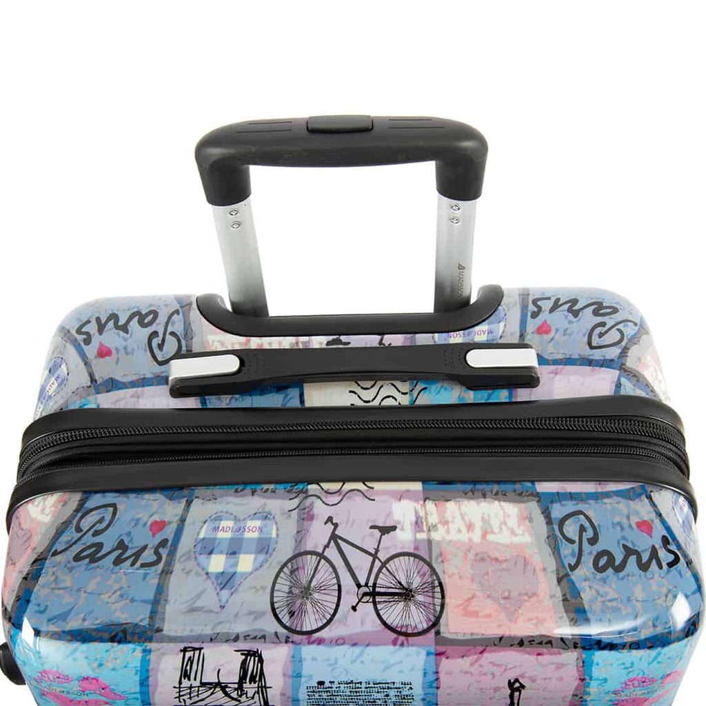 valise cabine 55 cm 4 roues pas cher bleu u