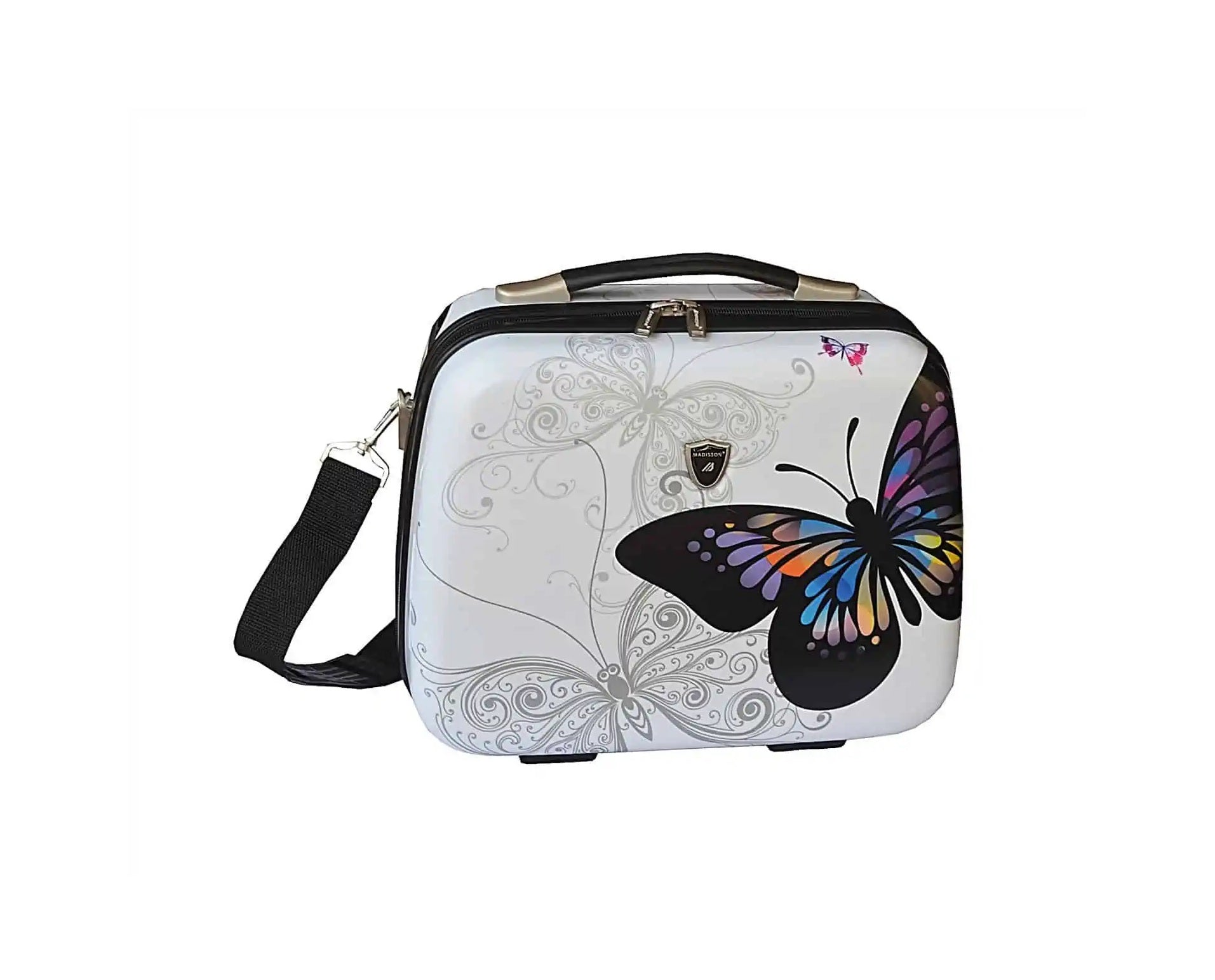 vanity case blanc papillon madisson