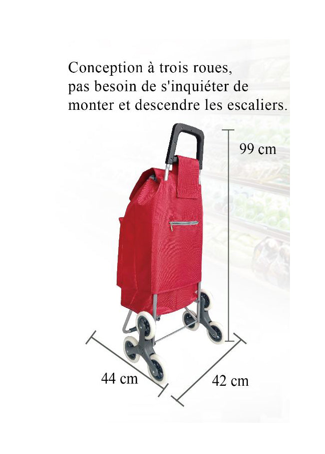 chariot de courses monte escaliers isotherme