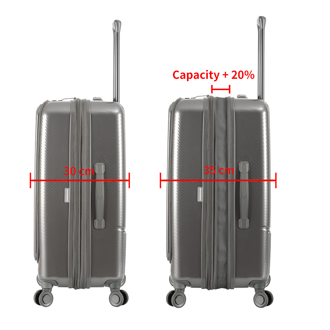 Valise de voyage rigide 77 cm extensible Skyline Snowball