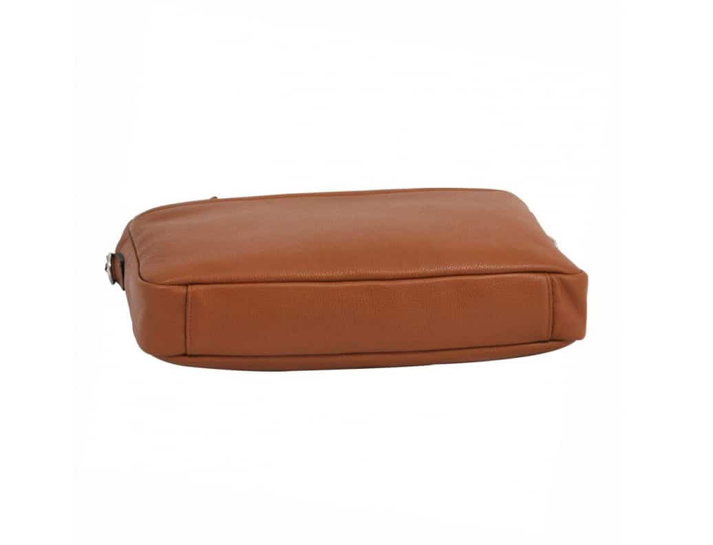 cartable en cuir pour pc 13 pouces katana camel