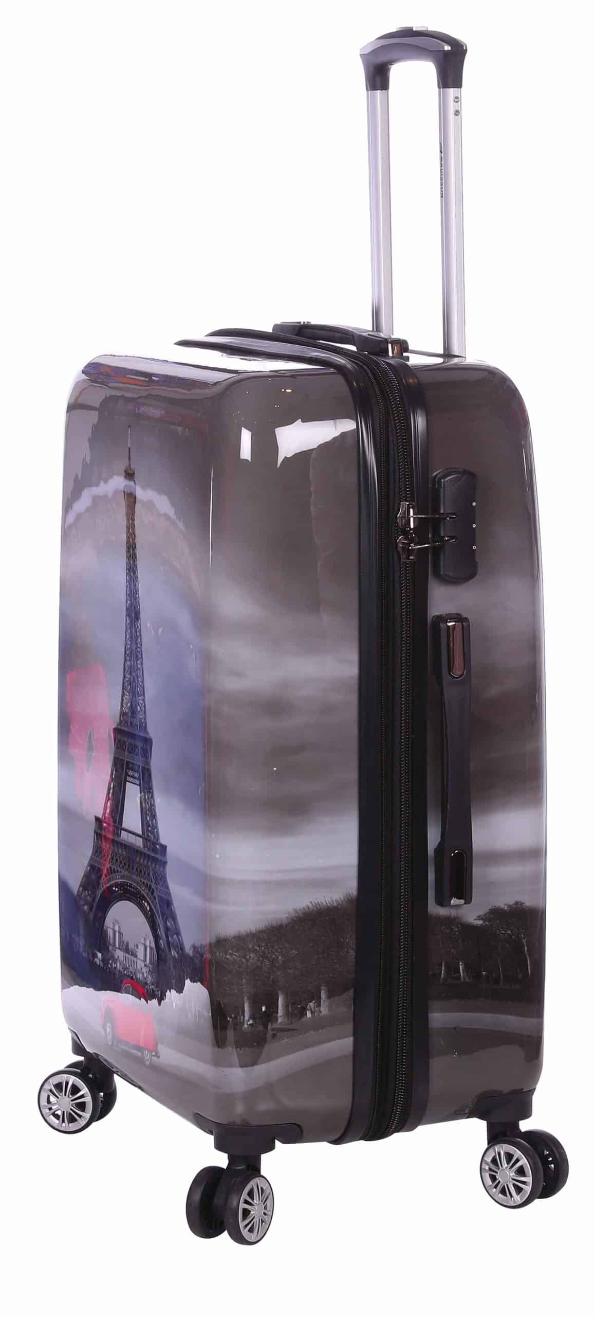 Set de 3 valises rigides Paris Tour Eiffel